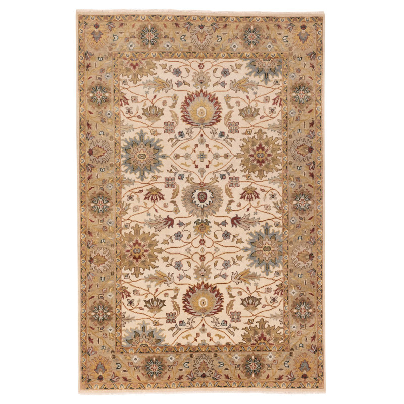 Tapis ivoire Jules Serapi 6 pi 0 po x 8 pi 11 po