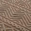 Tapis intérieur / extérieur 4 x 6 moka / géométrique-1923697403