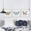«Colorful Butterflies», ensemble de 3 reproductions d'art sur papier encadrées-1263504619