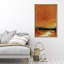 Coucher de soleil sur le coucher de soleil, impression sur toile, décor de tons chauds pour le salon ou la salle à manger-115240539-115240540-115240547