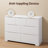 47.2" W 7-Drawer Double Dresser with Handleless Fronts, Partial-Extension Drawer Glides and Anti-Tip Kit-1749074023