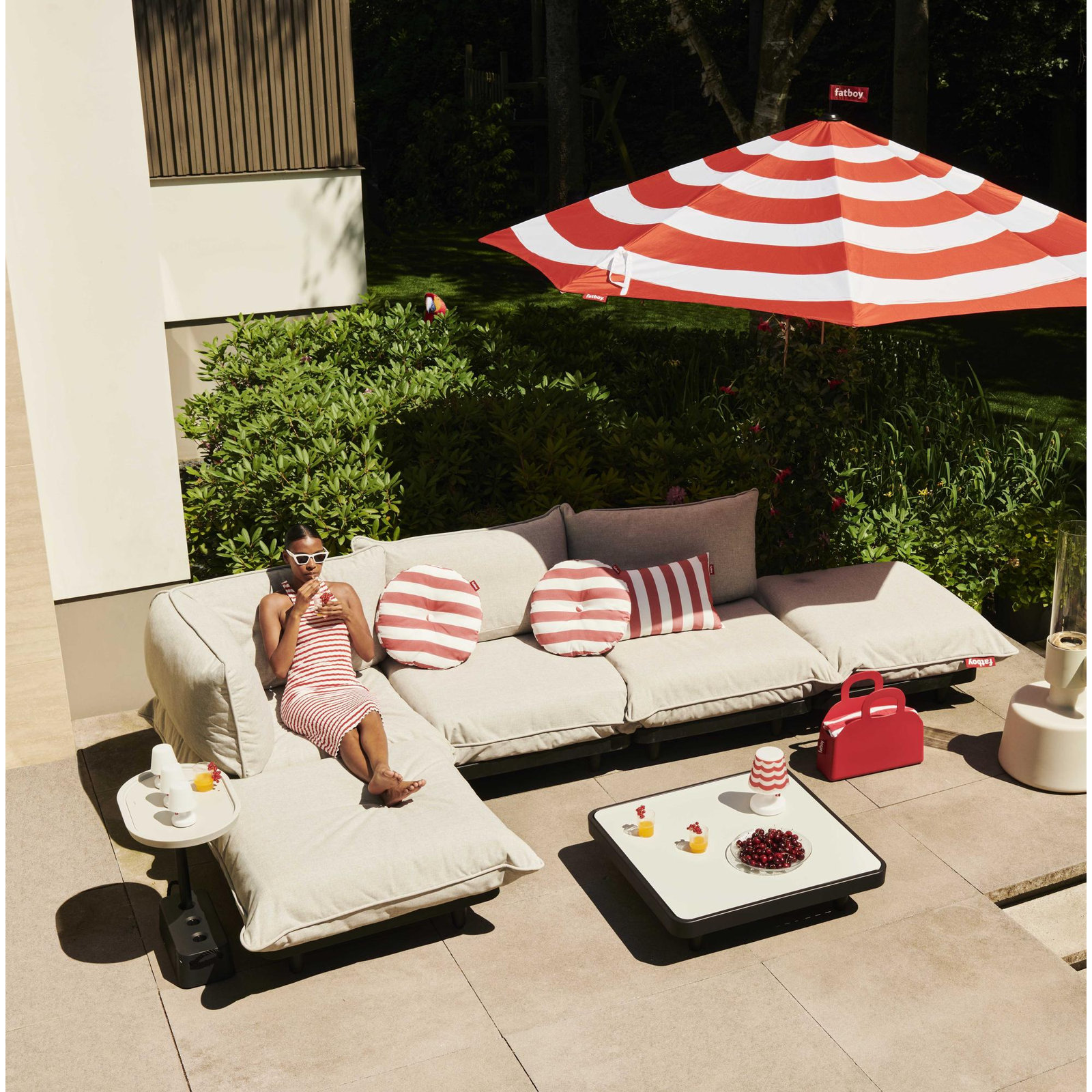 Paletti Outdoor Patio Modular Seat, Sahara