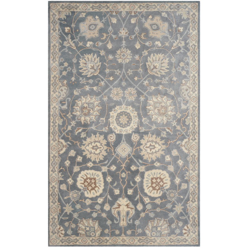 Wahcheechee Hand Tufted Wool Oriental Rug, Rectangle 8' x 10'