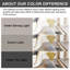 Table d'appoint abstraite moderne en acier inoxydable