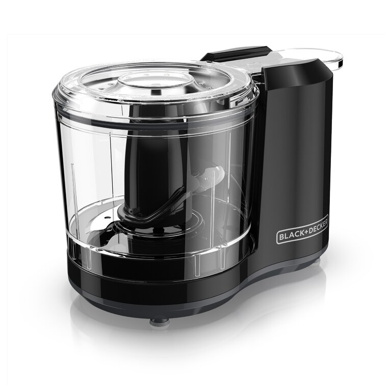 White BLACK+DECKER One-Touch Chopper 1.5 Cup Capacity Food Processor