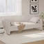 Lit de jour moderne rembourré avec méridienne avec coussins Petit lit de jour simple, aucun matelas requis, parfait pour les salons et les bureaux-632767032