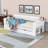 Wood Daybed with Removable Desk, Storage Drawers and Shelves-898254800-898254802