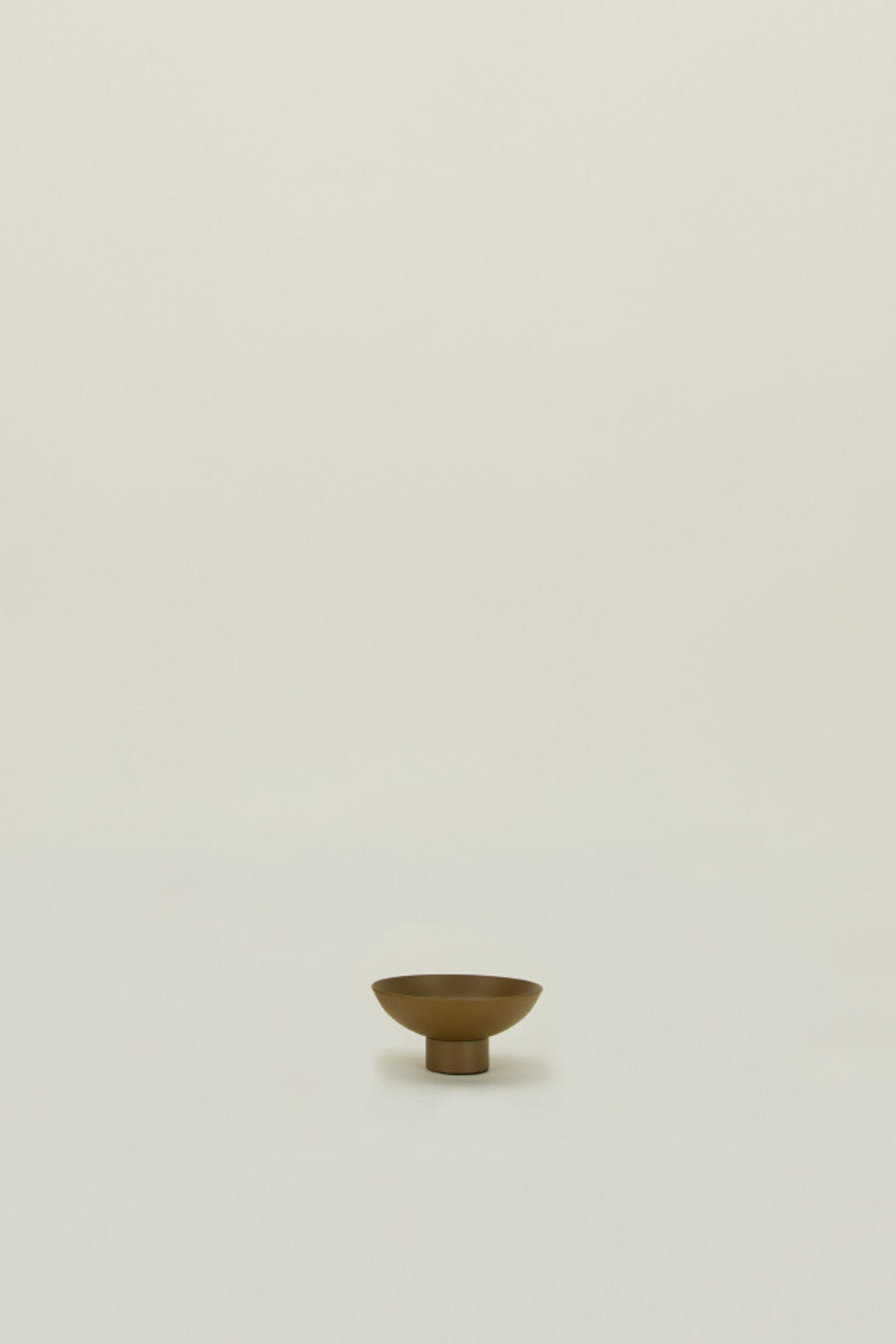 Essential Footed Bowl - Large, Olive, 2" H x 4" W