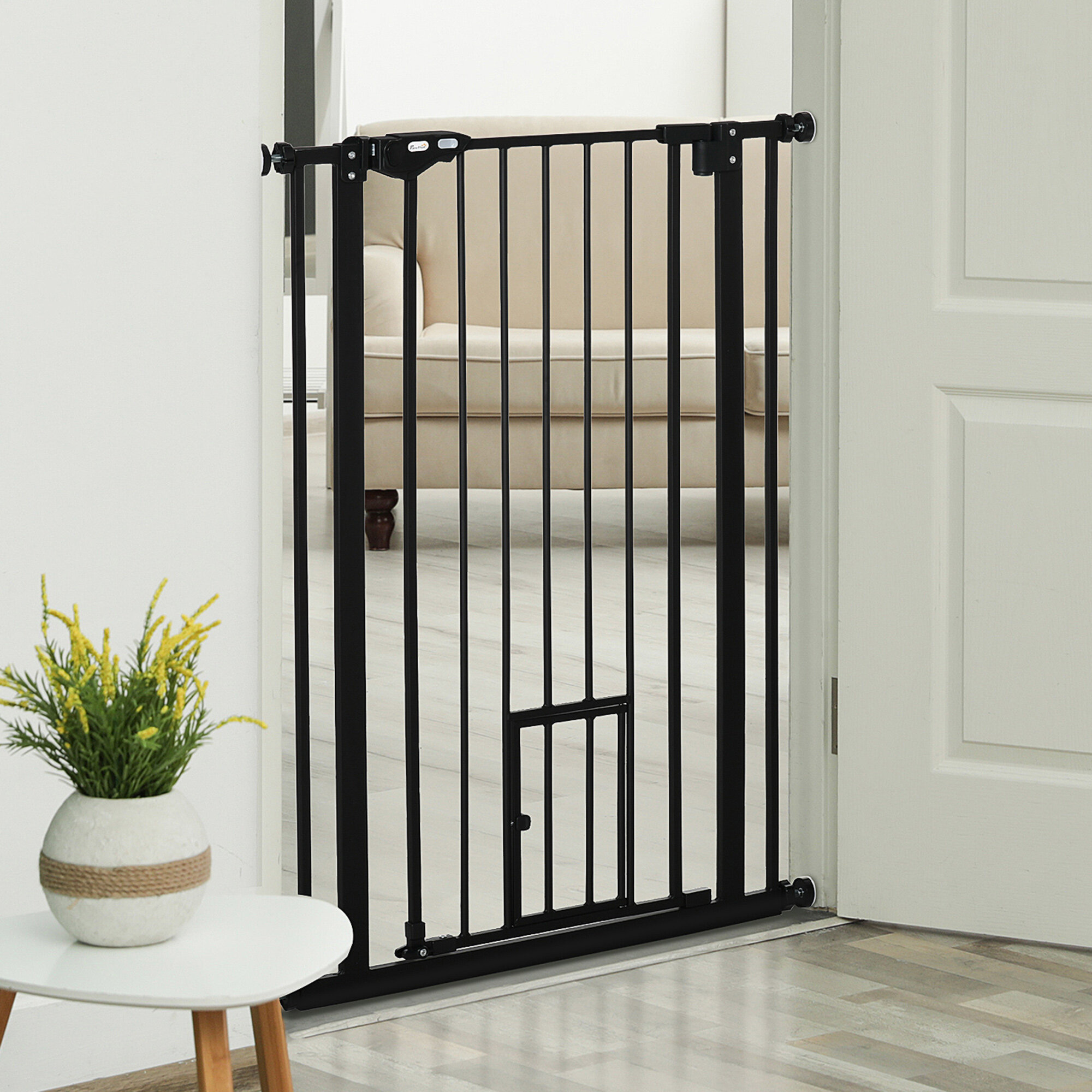 Tucker Murphy Pet™ Anaysia Pressure Mounted Pet Gate With Door ...