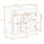Meuble-lavabo simple en bois avec comptoir Eesah, armoire et tiroirs de rangement multifonctionnels Eesah-2007401404-1996748056