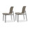 Chaise de salle à manger en cuir à pattes pour chat Italian Minimalist Home