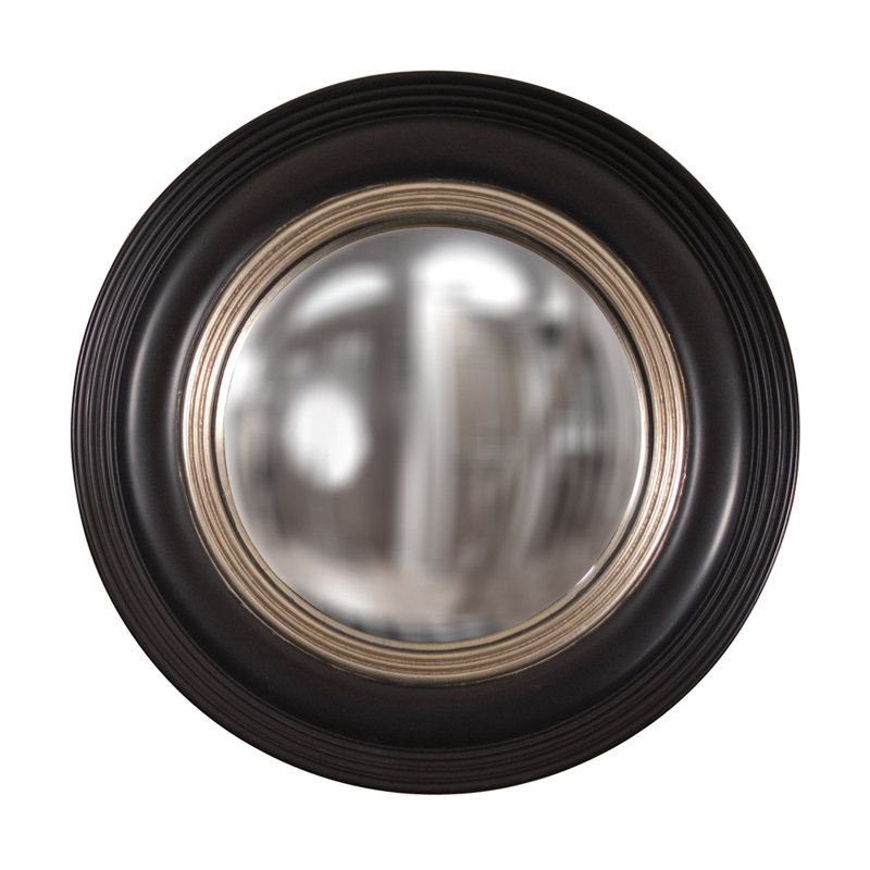 Round Mirror, Black