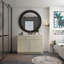 Armoire de base pour évier Homeibro, portes à fermeture douce, pour la salle de lavage, la salle de douche, la buanderie-87690895-87690896