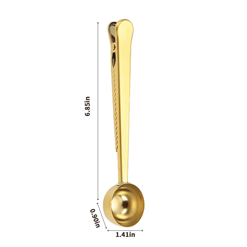 Cuillère à café en acier inoxydable Night Light, Gold