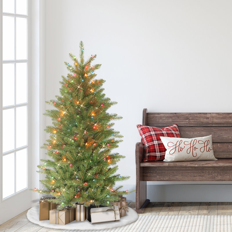 54' H Lighted Artificial Fir Christmas Tree