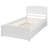 Twin Size Platform Bed With Trundle-1126263354