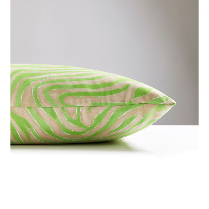 Kenya Square Pillow Cover & Insert, Key Lime