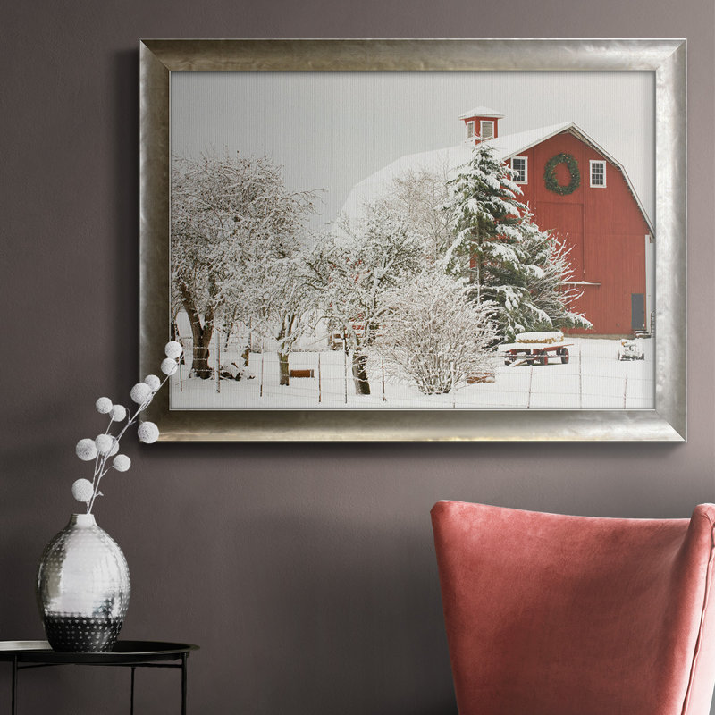 Toile encadrée festive de qualité supérieure prête à être accrochée, H 16 po x l 20 po