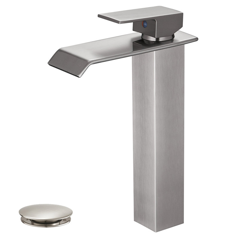 Single-handle Bathroom Faucet with Drain Assembly