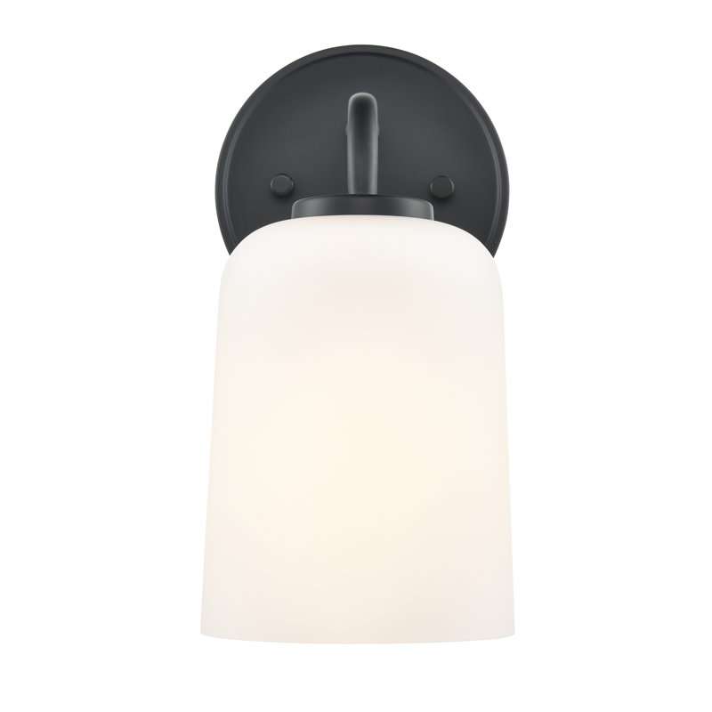 Meuble-lavabo 1 lumière Laronderry , Noir mat