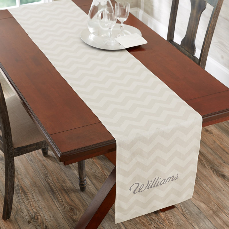Home Patterns Personalized Table Runner, 16" x 60", Yes