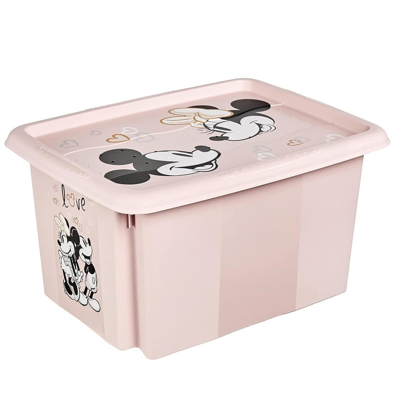Keeeper Plastic Decorative Bin, Pink