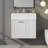 21.8 Inch Bathroom Vanity With Sink, Wall Mounted Floating Cabinet, One Big Drawer, Adjustable Shelf, Toilet Paper Holder, Soft-Close System, White-1012135622