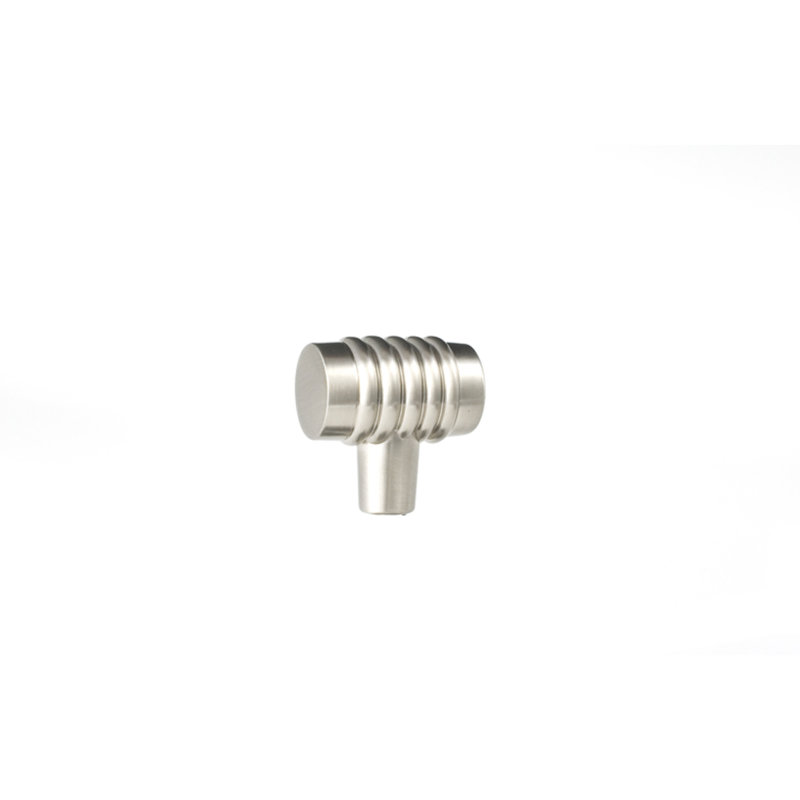 Stacked 1 1/4" Length Knob, Satin Nickel