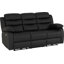 5 Seater Faux Leather Electric Reclining Sofa-1100395131