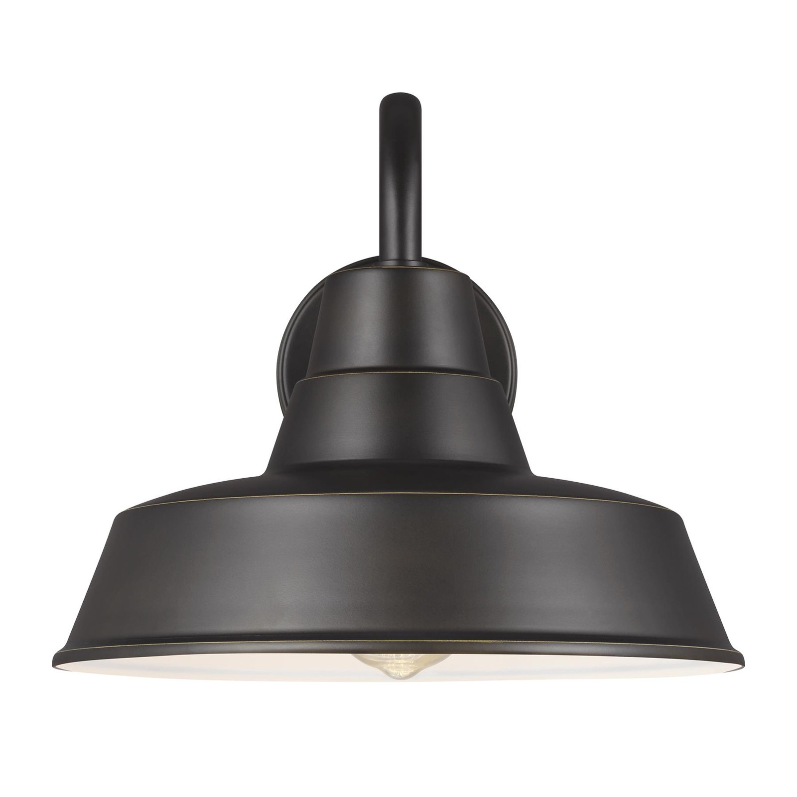 Blakeston Single Light Bell Outdoor Wall Light, No, Antique Bronze, 10.63" H x 12" W x 12" D