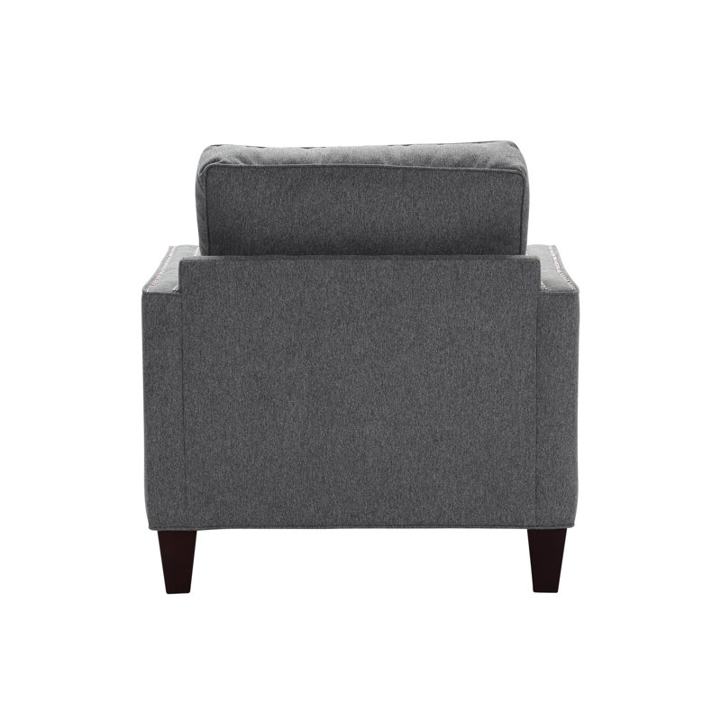 Fauteuil de 34 po de large Ellerkamp, Minéral Crafty