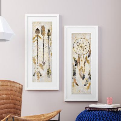 " Tribal Dreamcatcher " 2 - Pieces