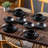 16 Piece Stoneware Dinnerware Set - Service for 4-1857641250