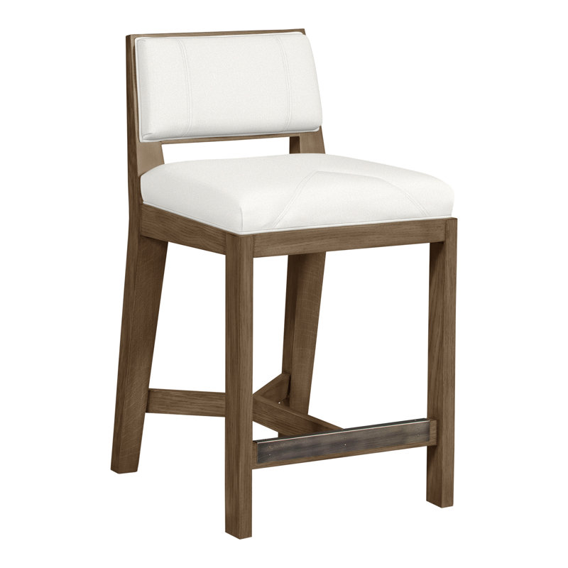 Thom Filicia Solid Wood 26.5" Counter Stool, Hampton, Tommy Snow