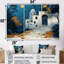 Maroc, or bleu, Rabat, Kasbah, ensemble de reproductions d'art mural, Maroc-107190468-107190470