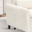 Chaise d'appoint convertible rembourrée en velours côtelé-1488344175