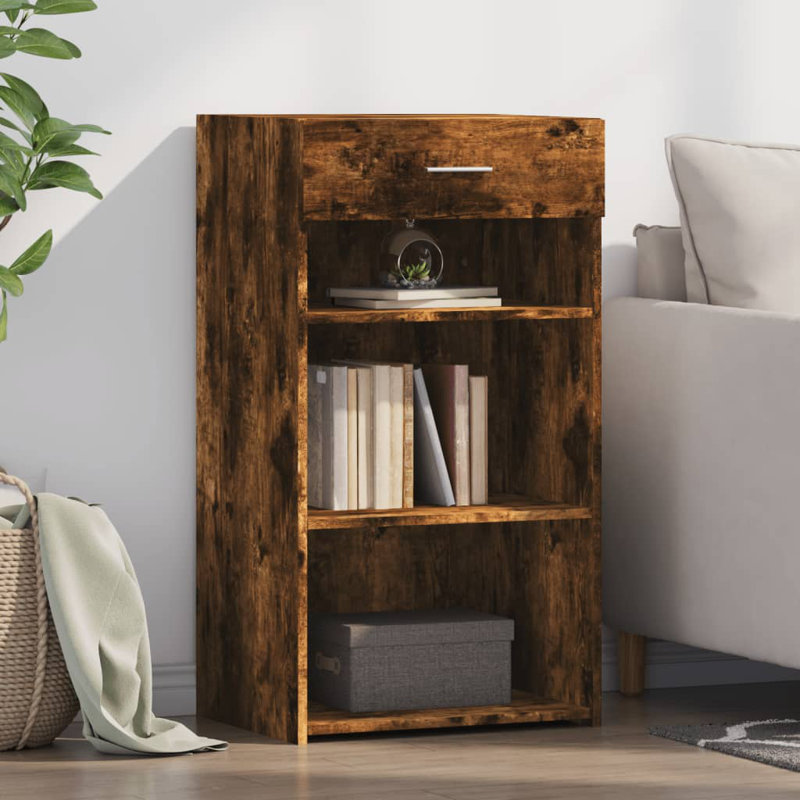 Quantesha 50cm Sideboard, Smoked Oak
