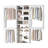 Modular Closet System, Versatile and Customizable Walk-In Design for Efficient Storage and Organization-124865279