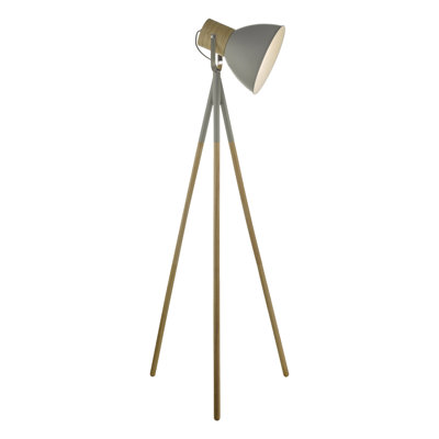 Leatherhead 157cm Grey Tripod Floor Lamp