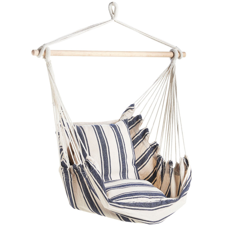 Striped Garden Hanging Swing Chair