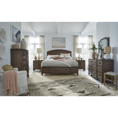 Galbraith Queen Panel Bed With Bachelor Chest