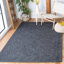 Tapis gris anthracite en laine / coton touffeté à la main Thomes-759130729