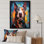 Impression sur toile Bull Terrier Boldness I