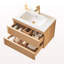 Meuble-lavabo mural simple et flottant 30 po avec lavabo en céramique-1638156534