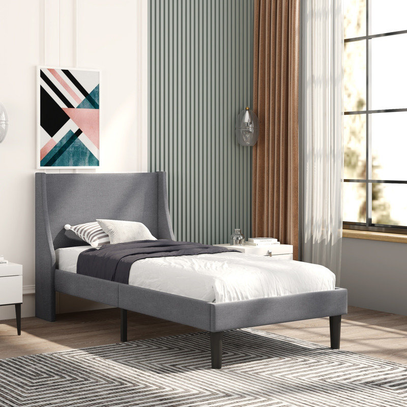 Bed, Single (3'), Grey