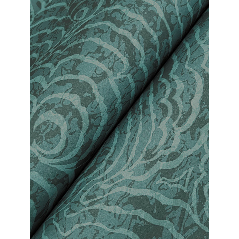 Papier peint bleu sarcelle Ocean Jasper, Bleu