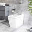 Toilette intelligente à jet de siphon avec siège chauffant 1,28 GPF Kiddie Furniture-101840966