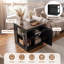60cm W Manufactured Wood Bedside Table-454998115