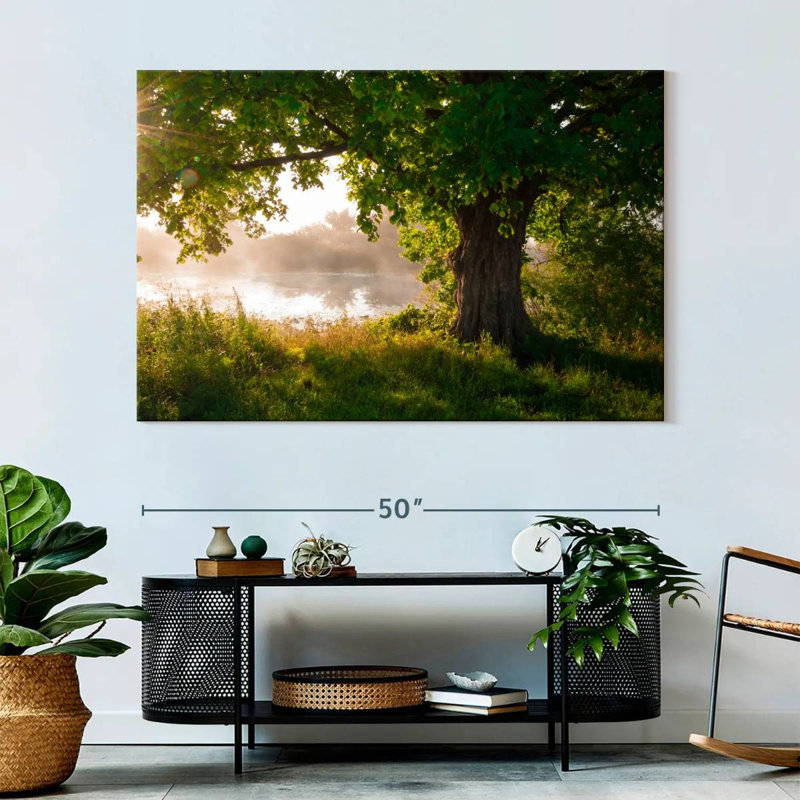 Harnek Lakeside Oak Tree, 34" H x 51" W