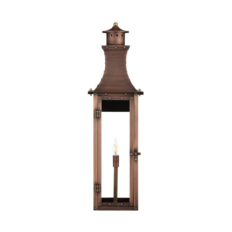 Bishop Outdoor Wall Lantern, 30" H x 9" W x 11" D